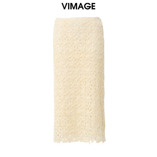 VIMAGE纬漫纪夏季新款气质修身显瘦高腰半身裙V2106703 商品图5