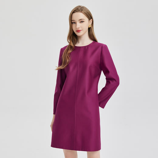 PE849斯尔丽2024春夏新款时尚长袖礼服连衣裙 商品图2