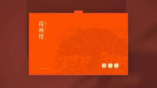 复兴隆丨化橘红 三年陈 橙意满满礼盒 160克（40克*4盒） 商品图0