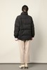 Kai & Kiera 黑色率性高领压纹羽绒服外套 17510 商品缩略图3