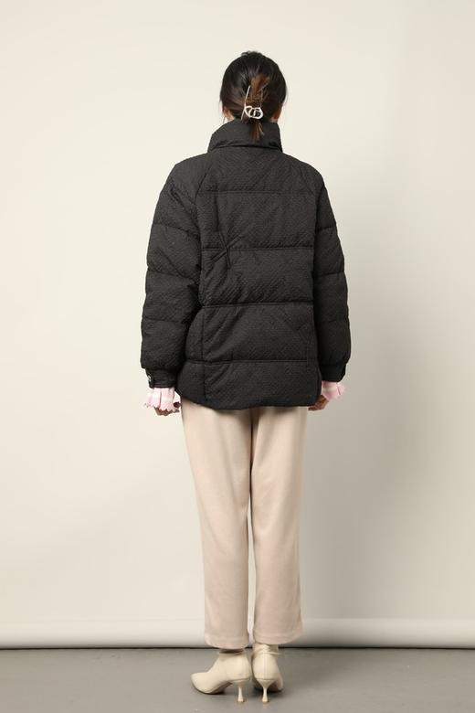 Kai & Kiera 黑色率性高领压纹羽绒服外套 17510 商品图3