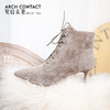 ARCH CONTACT安启美奈秋冬新品羊猄皮舒适尖头高跟女靴 商品缩略图4