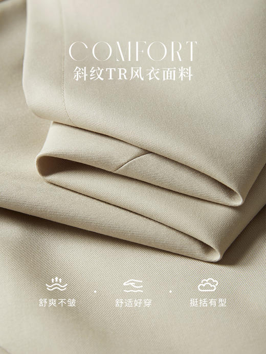 【专属特价】熙世界小个子短款风衣女秋2025新款气质独特设计高级感休闲外套 商品图3