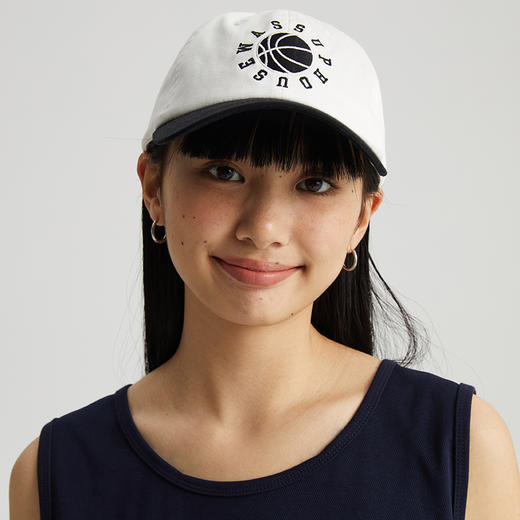 WassupHouse  刺绣拼色弯檐帽 商品图2