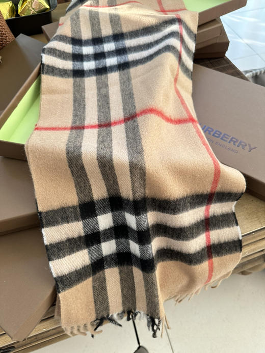 经典格子围巾。30*168cm 商品图3