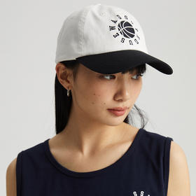 WassupHouse  刺绣拼色弯檐帽