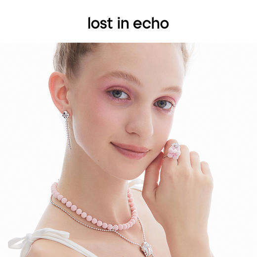 lost in echo2023秋冬新品设计师款Yetti雪怪珍珠植绒戒指可爱女 商品图2