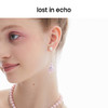 lost in echo2023秋冬新品Yetti玩气球植绒AB不对称珍珠流苏耳环 商品缩略图3