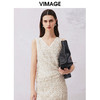 VIMAGE纬漫纪夏季新款时尚气质舒适显瘦无袖小上衣V2113705 商品缩略图0