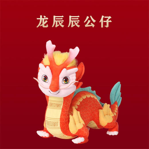 2024CCTV央视龙辰辰公仔龙年吉祥物玩偶生肖中国龙毛绒玩具龙 商品图0