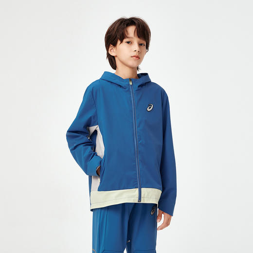 ASICS/亚瑟士童装24年春季新男女童三防外套百搭运动休闲梭织便服 商品图6