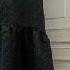定制-精简质感-轻奢真丝 提花优雅舒适黑色花边A摆半身裙 2203002 商品缩略图3