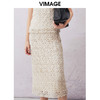 VIMAGE纬漫纪夏季新款气质修身显瘦高腰半身裙V2106703 商品缩略图3