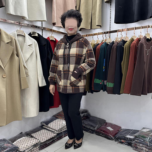 裁缝学苑AQ227中年妈妈装连帽开衫上衣短款外套纸样女装服装打板 商品图4