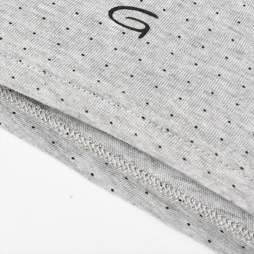 洁丽雅4条装纯棉大码男士内裤简约印花运动休闲中年平角裤衩裤头 商品图4