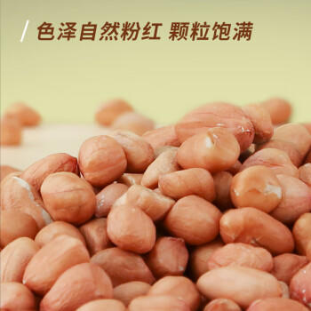 素养生活 有机白花生400g 生花生米 白皮花生 花生豆 花生仁 水煮凉拌油炸 /粮油调味 /杂粮 /其他杂粮 商品图6