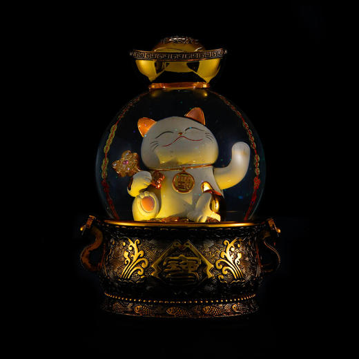 开运招财猫水晶球-蓝牙 商品图1