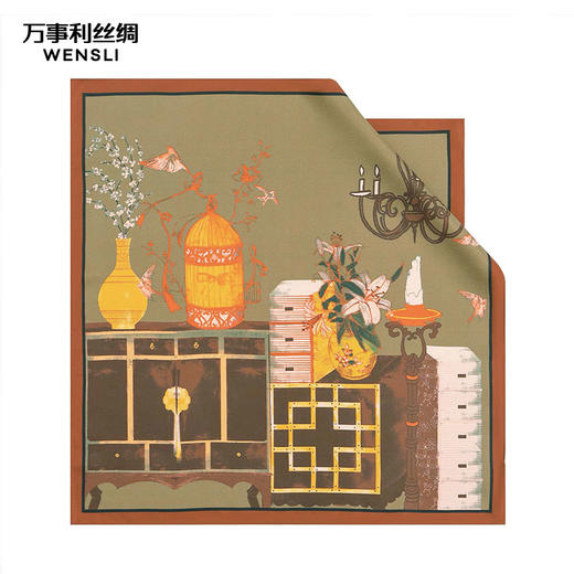 万事利“万象”63厘米GB中方巾 商品图4