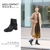 ARCH CONTACT安启美奈秋冬新品舒适鞋底高跟打蜡小牛皮女靴 商品缩略图4