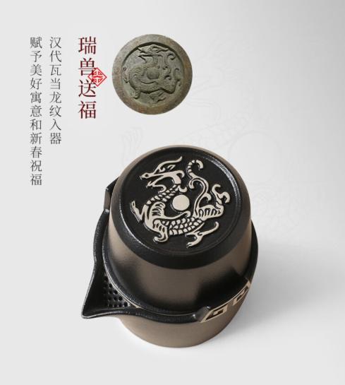 【家居】陆宝 龙年云龙功夫茶组 商品图4