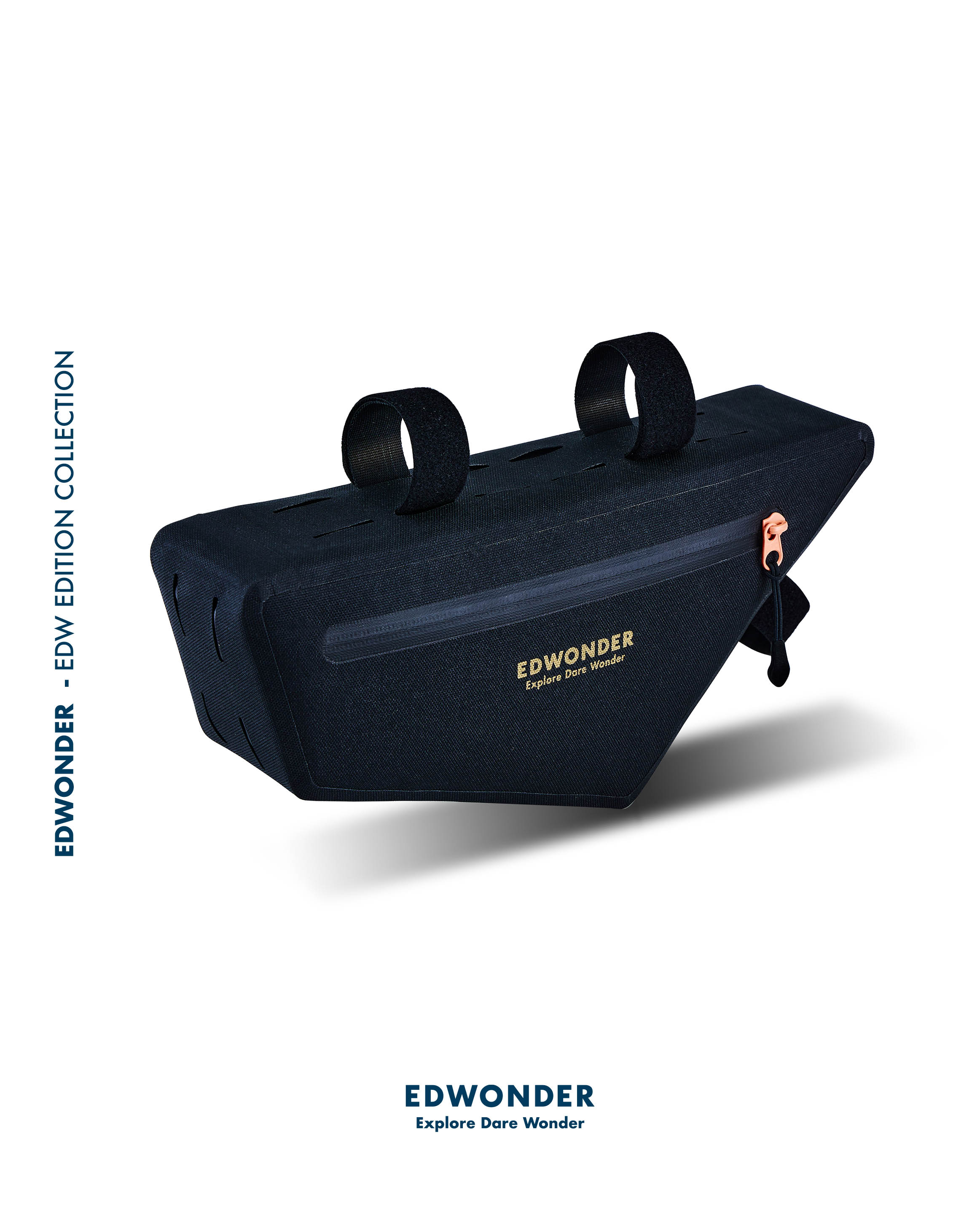 EdW多功能防水车架包 - 黑 Frame Bag