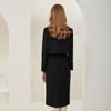 RE8A3斯尔丽春上新撞色修身圆领烫钻两件套外套+连衣裙 商品缩略图1