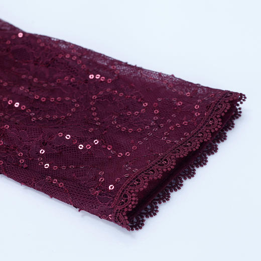 NA839斯尔丽春季新款圆领修身A摆贴花小礼服裙A摆中长连衣裙 商品图5