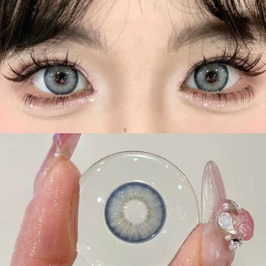 【大直径】WINNI-北欧钻蓝-14.5mm【半年抛 0-1000度 含525/575】 商品图1