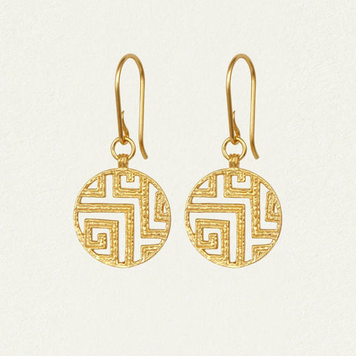 北京仓｜Temple of the sun-Greca-万物流动 耳钉［澳大利亚设计师］ 商品图1