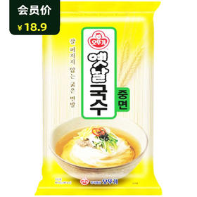 옛날국수 중면 不倒翁传统中面条 900g