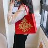 中国风托特包【新年红色毛毡包】婚庆伴手礼袋 毛毡手提袋 手提包  商品缩略图1