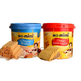 印尼Ho.mimi牌奶酪夹心威化饼干216g/奶酪夹心饼干360g 不腻味又香又脆 052737/051111