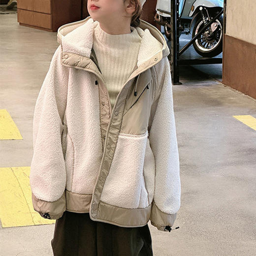 裁缝学苑TX38童装女童羊羔毛外套纸样新款儿童连帽上衣版型样板 商品图3