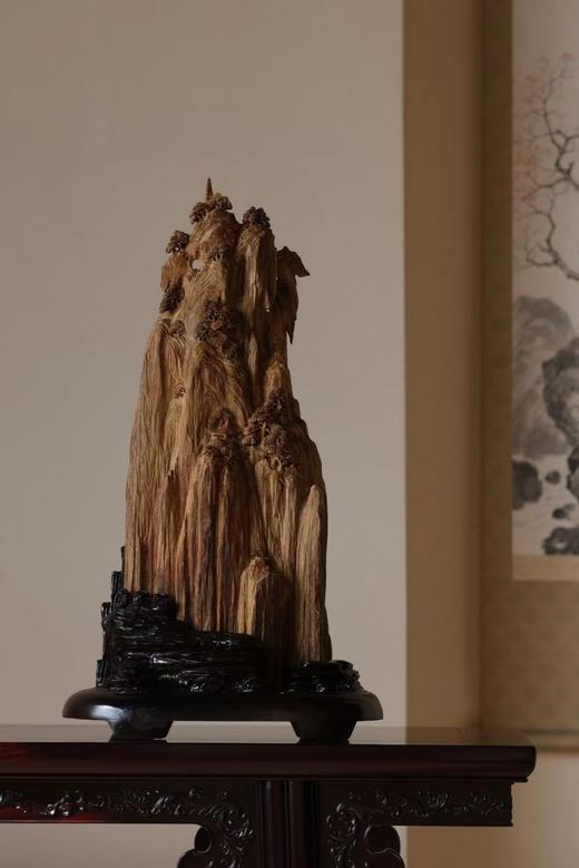 溪山访友。加里曼丹沉香摆件 商品图3