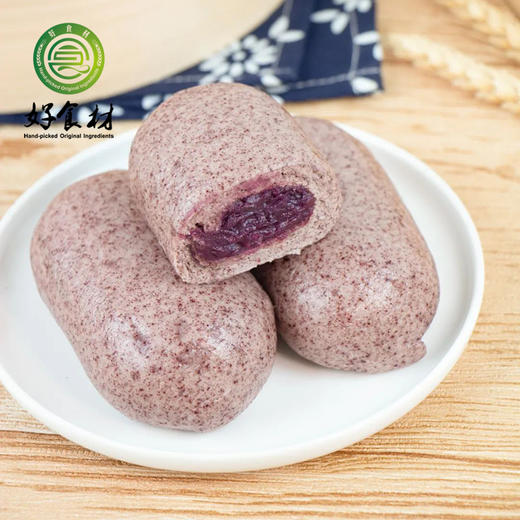 CY-黑米紫薯包390g（65g*6个）*2袋 商品图0