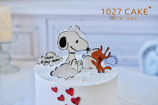 1027CAKE | 史努比主题蛋糕 手绘翻糖 商品图2