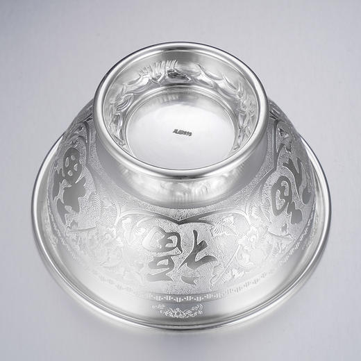子佩集S999银【开枝散叶】碗摆件【FS008】2401 商品图7