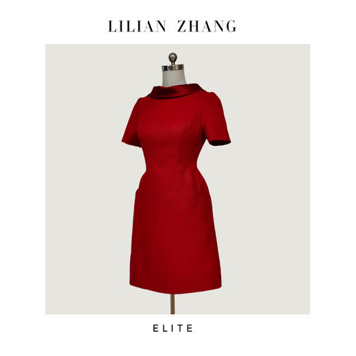 E系列——定制——收藏级——古典浪漫——衣橱挚爱红色小洋装裙  2301121 商品图1