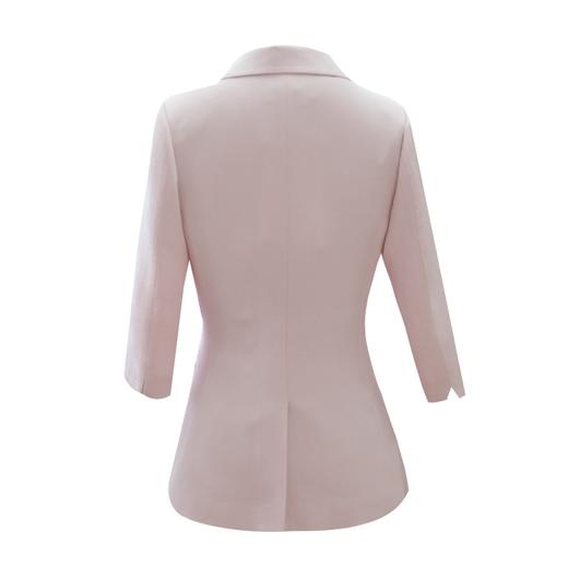 “清新淡雅风”—优雅百搭修身显瘦一粒扣纯色西装外套  2105001 商品图1