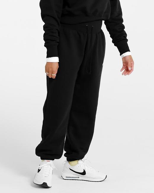 Nike耐克 Sportswear Phoenix Fleece 女子高腰 Oversize 风加绒运动裤DQ5888-010 商品图1