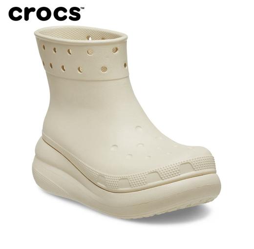 【5折】6楼卡骆驰CROCS经典泡芙雨靴时尚厚底短靴,吊牌价699元，现价350元 商品图0