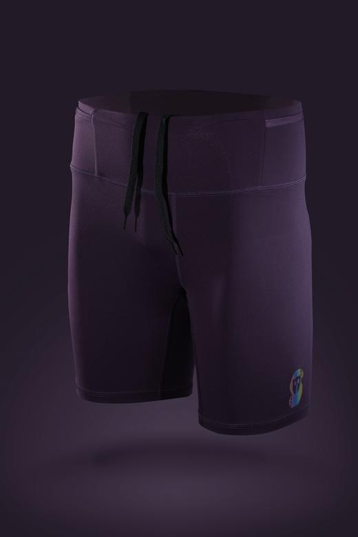 严素运动紧身短裤，弹性跑步运动紧身裤，男 / 女款，严素态度 商品图8