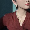 PEARLSIDE 渐变四季彩珍珠项链/金珠贝珠贝壳耳钉 商品缩略图9