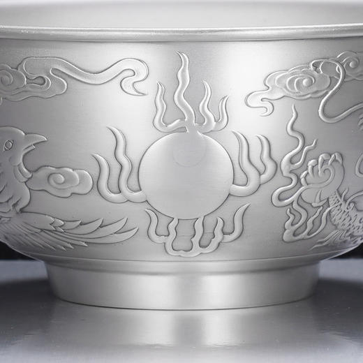 子佩集S999银【龙凤呈祥】碗摆件【CJ321-10】2401 商品图4