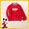 [商场同款]迪士尼童装儿童假两件套头卫衣秋冬宝宝米奇印花上衣新年装224DS0798 商品缩略图0