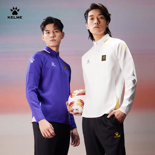 卡尔美2024新款龙年系列男士训练套头衫 商品图2