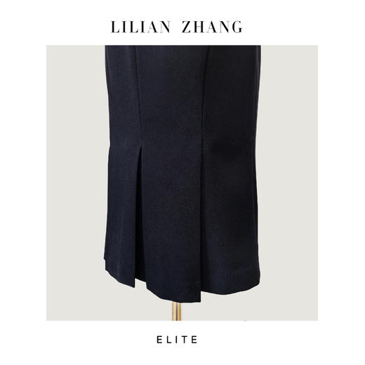 E系列—定制—古典浪漫遇见倾心Lady挚爱经典鱼尾小黑裙  2301115 商品图4