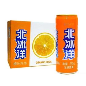 北冰洋听装橙汁汽水330ml*24