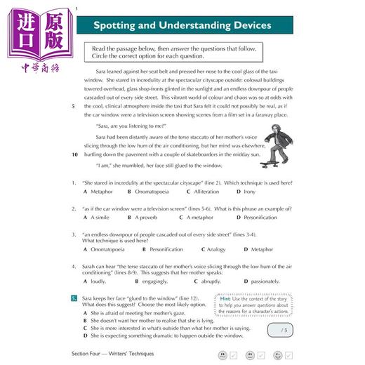 【中商原版】11+ GL English Stretch Practice Book & Assessment Tests Ages 10-11 (with Online Edition) 商品图4