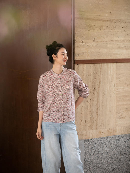 牧衣游进口英国liberty小碎花衬衫限量福利款------ 文鳐 不支持会员折 商品图1